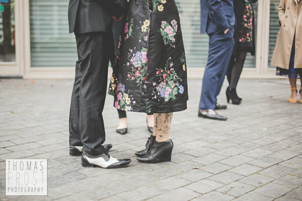 Feet at Prittlewell Priory Wedding, Southend-on-sea.