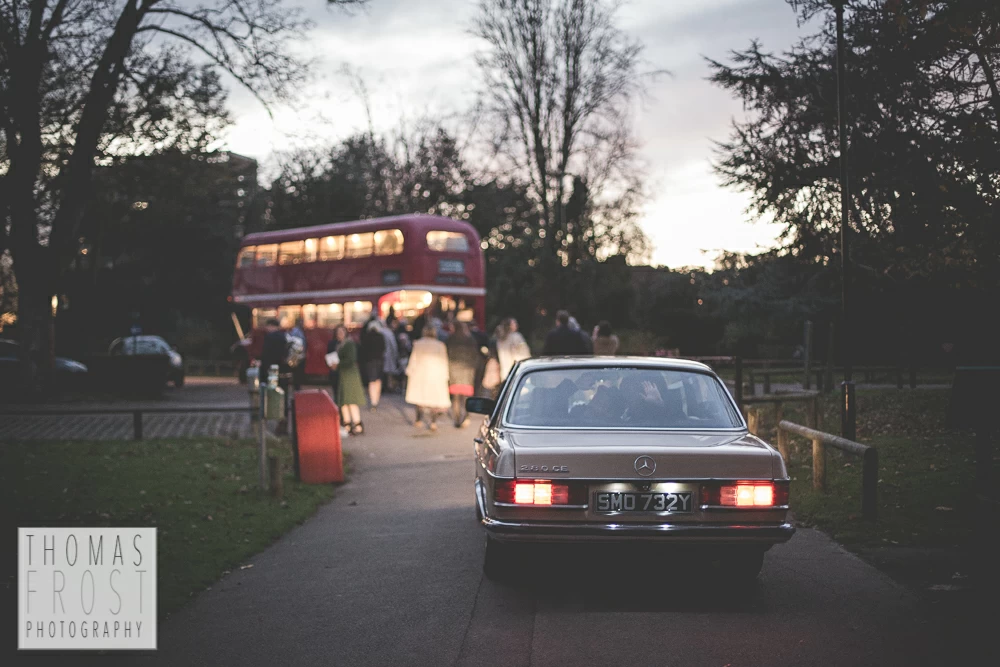 Leaving Prittlewell Priory Wedding, Southend-on-sea.