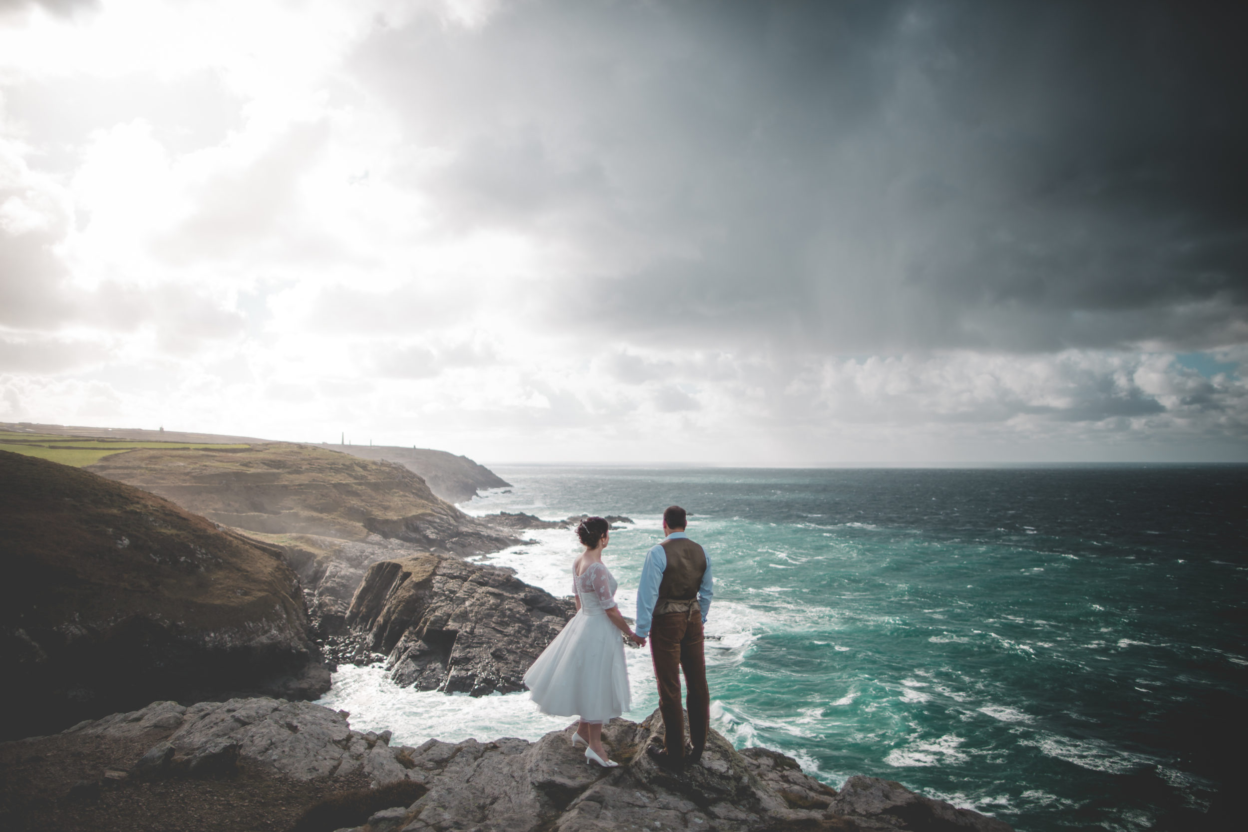 BoHo Cornwall Elopement