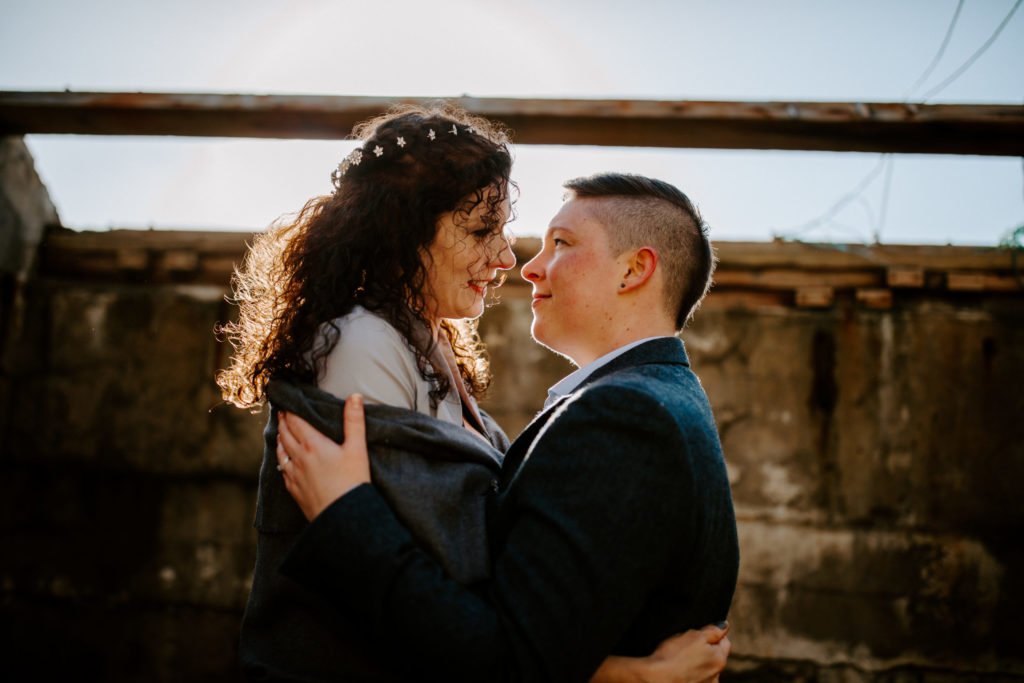 BoHo Cornwall Elopement