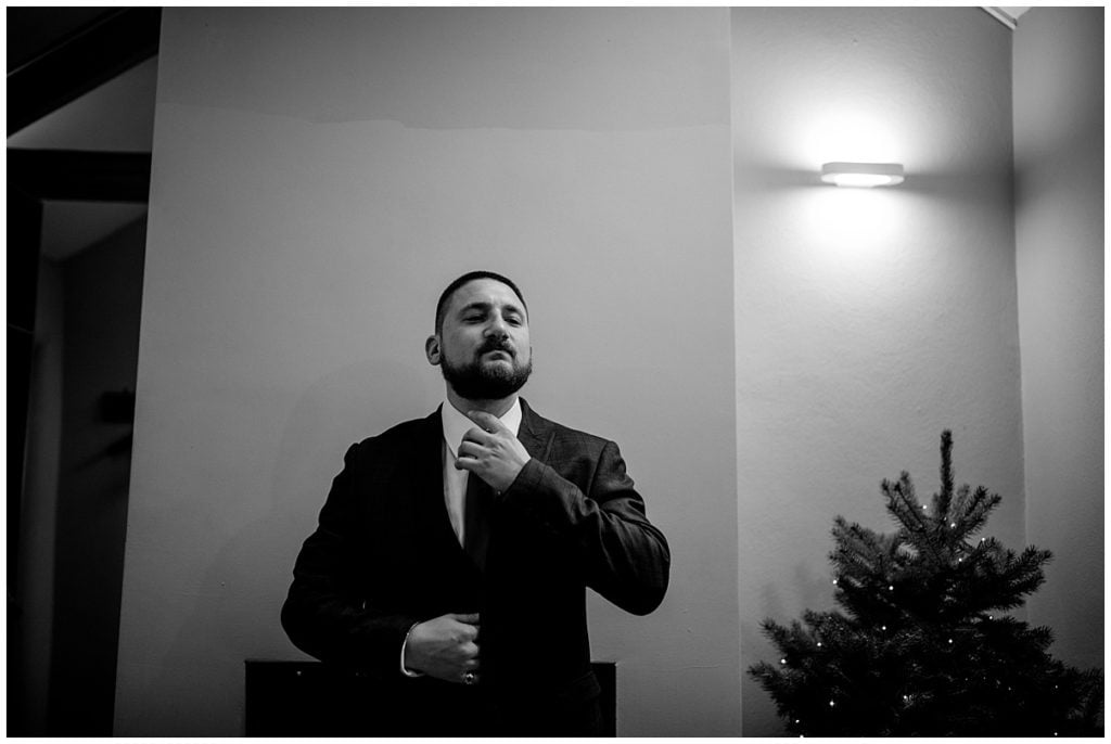 Trevenna Barn Photography groom prep