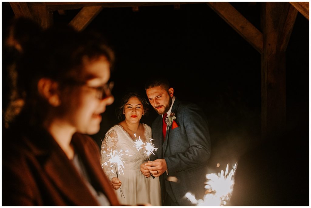 Trevenna Barn Photography sparklers