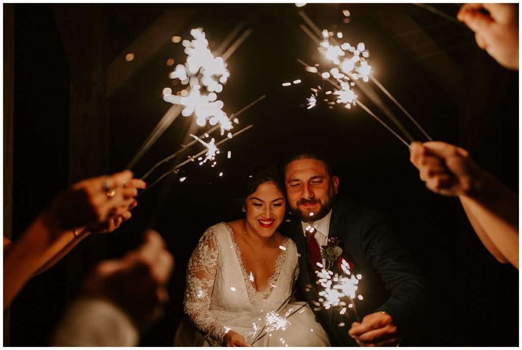 Trevenna Barn Photography sparklers