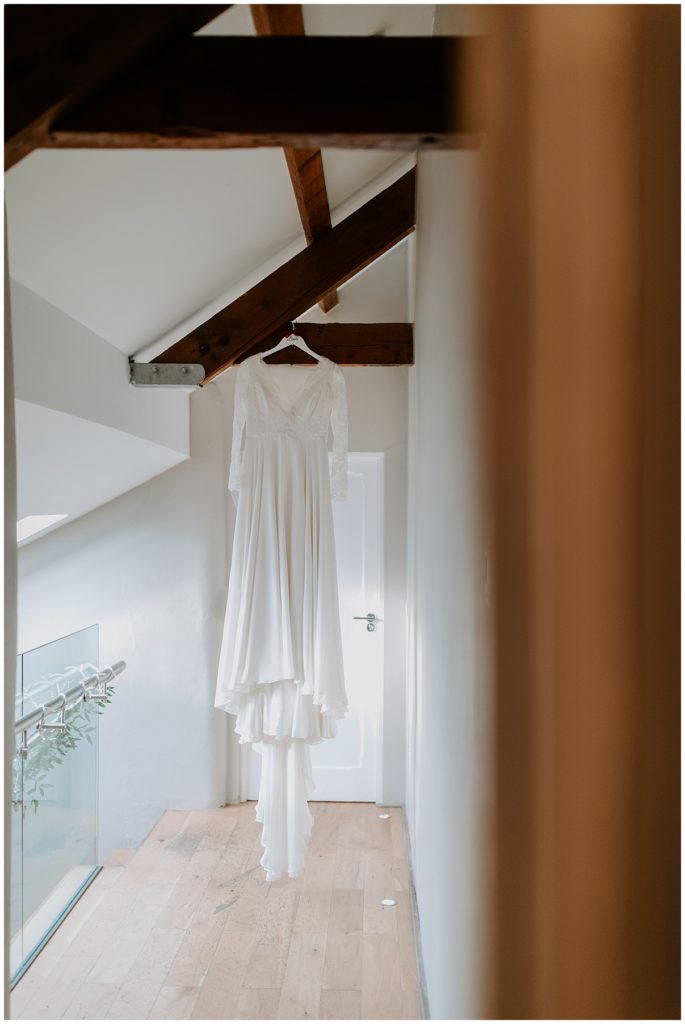Trevenna Barn Photography wedding dress