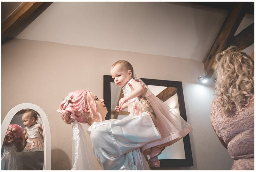 Trevenna Barn Wedding bridal prep