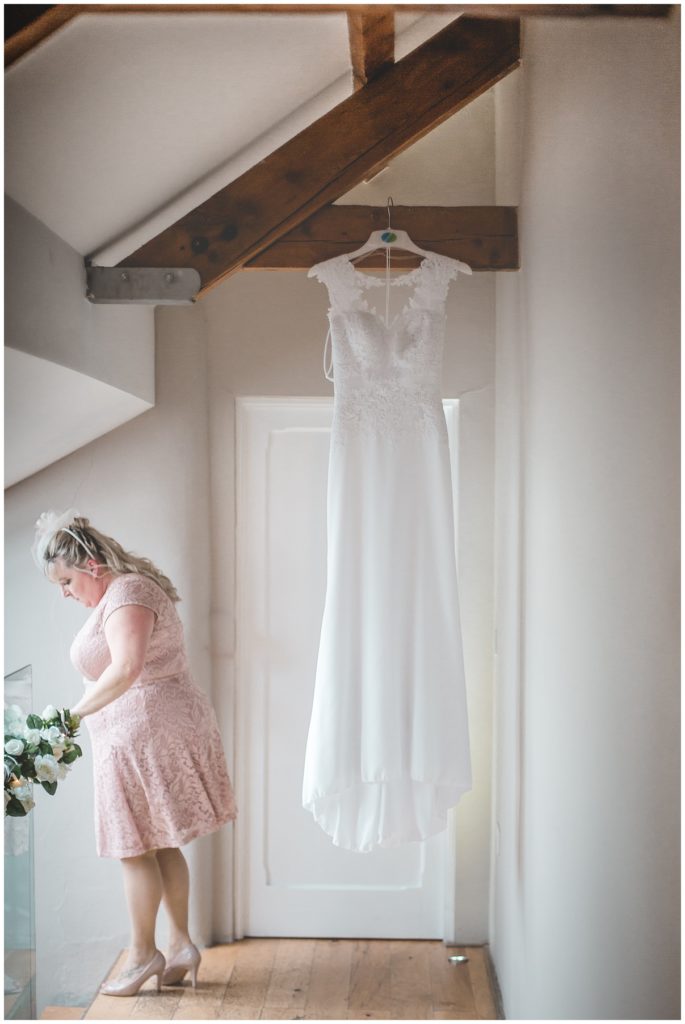 Trevenna Barn Wedding bridal prep
