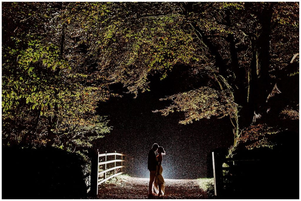 Trevenna Barn Wedding Photography night photos