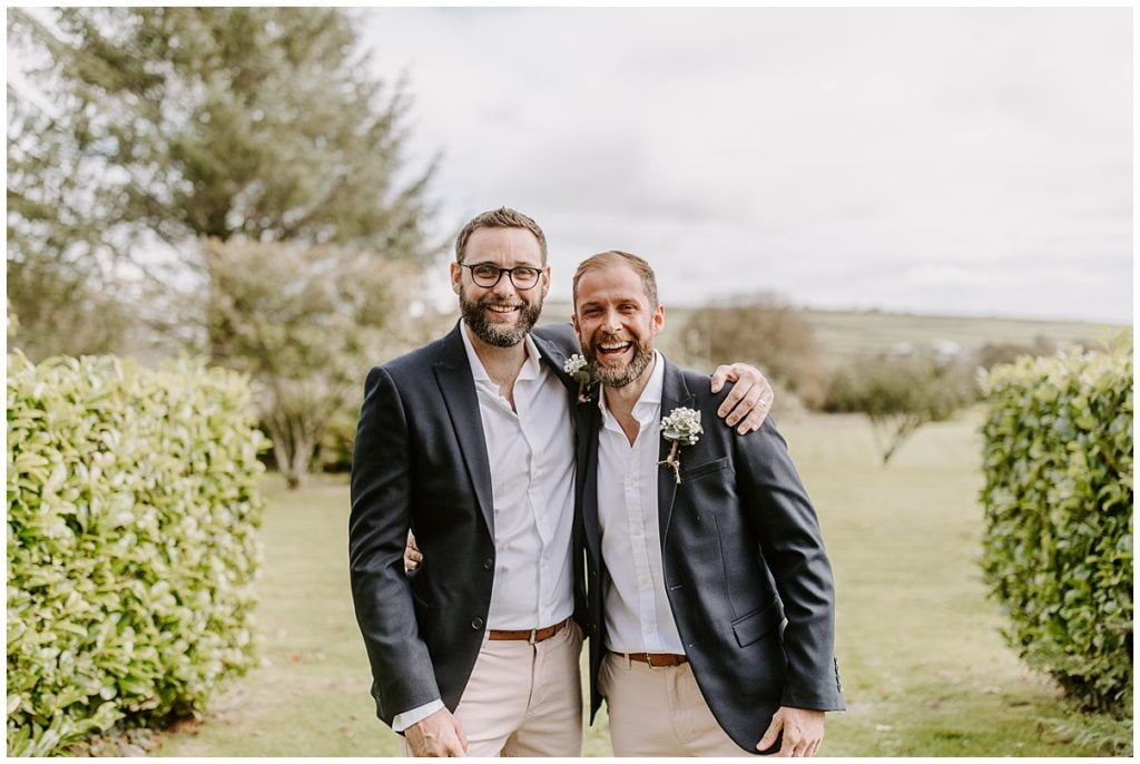 Trevenna Barn Wedding Photography best man