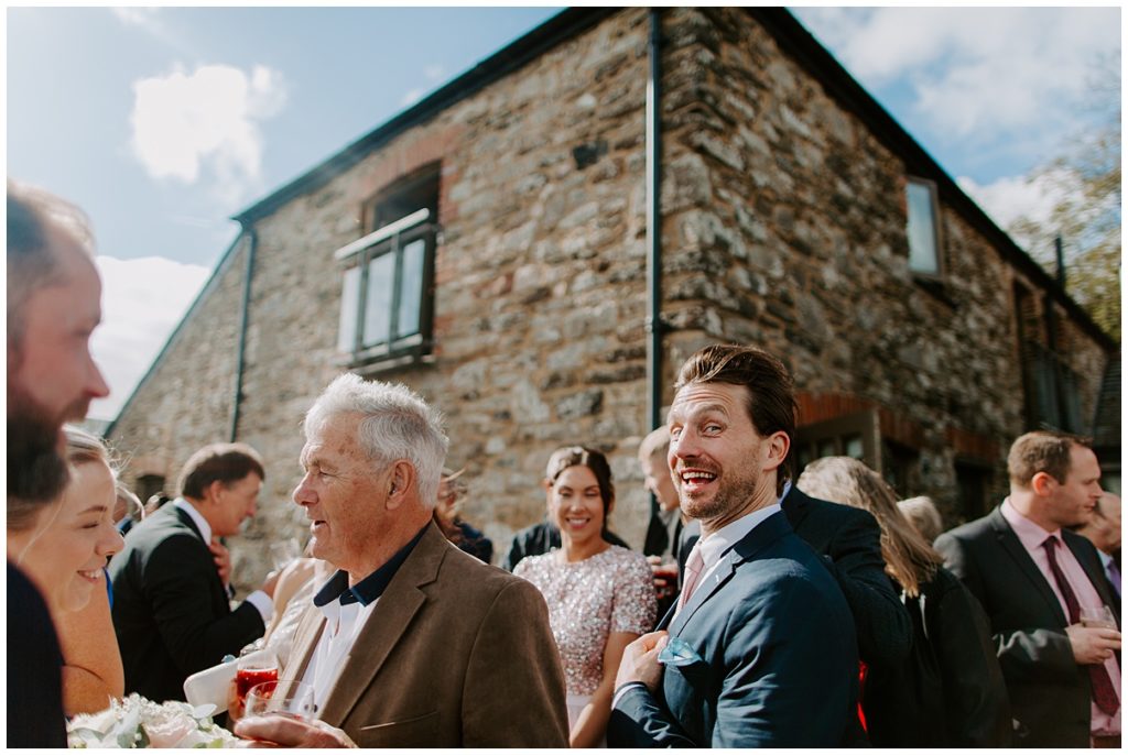Trevenna Barn Wedding Photography ceremony room