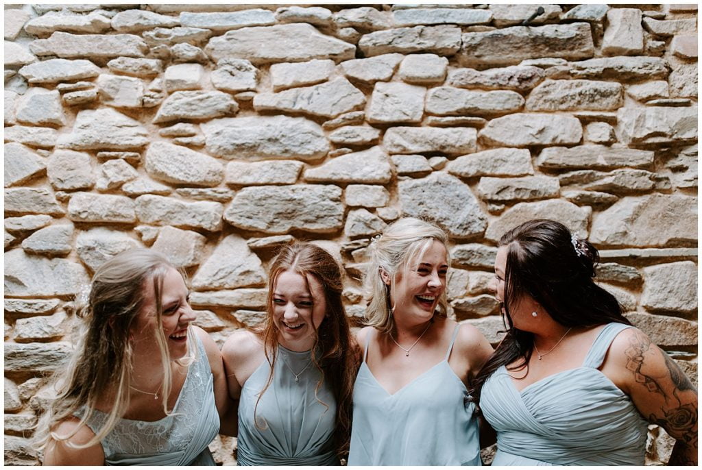 Trevenna Barn Wedding Photography flowers bridal prep
