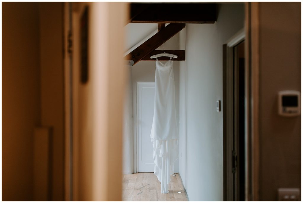 Trevenna Barn Wedding Photography wedding dress