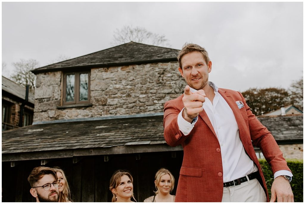 Trevenna Barn Wedding Photography ceremony room