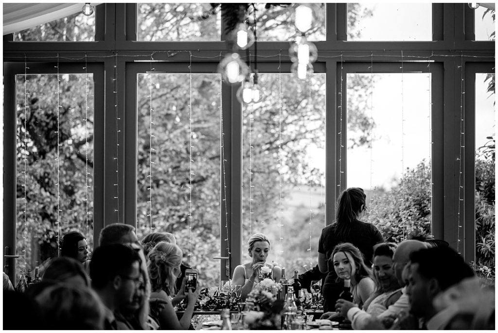 Trevenna Barn Wedding Photography black and white