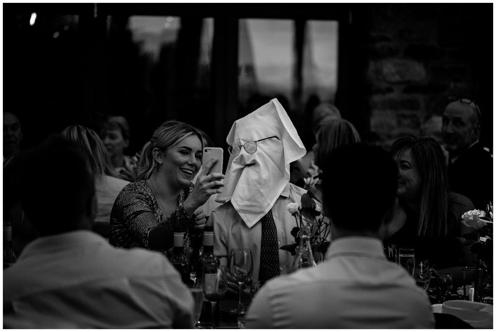 Trevenna Barn Wedding Photography black and white