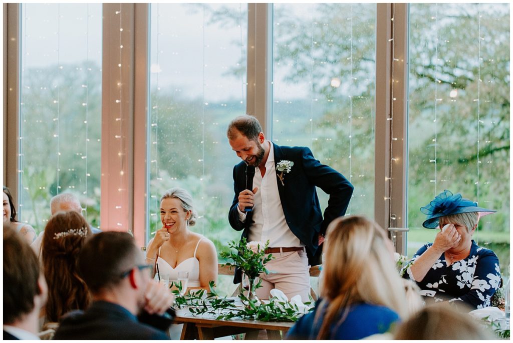 Trevenna Barn Wedding Photography speeches