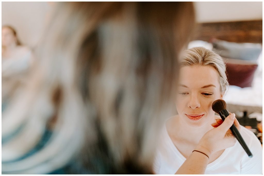 Trevenna Barn Wedding Photography makeup