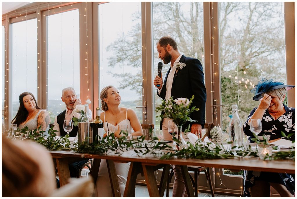 Trevenna Barn Wedding Photography speeches
