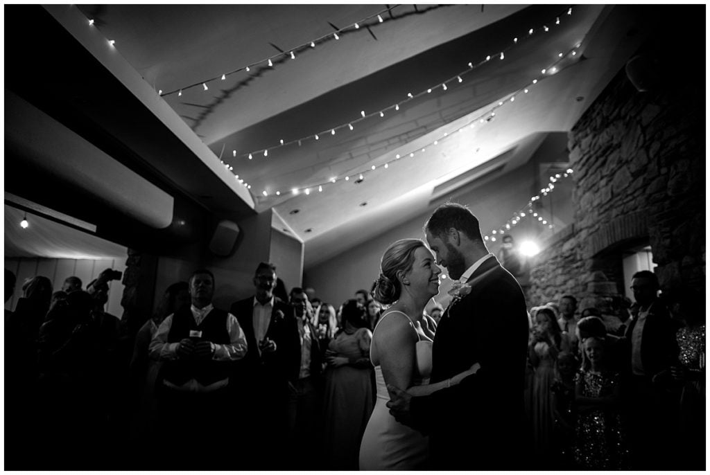 Trevenna Barn Wedding Photography first dance