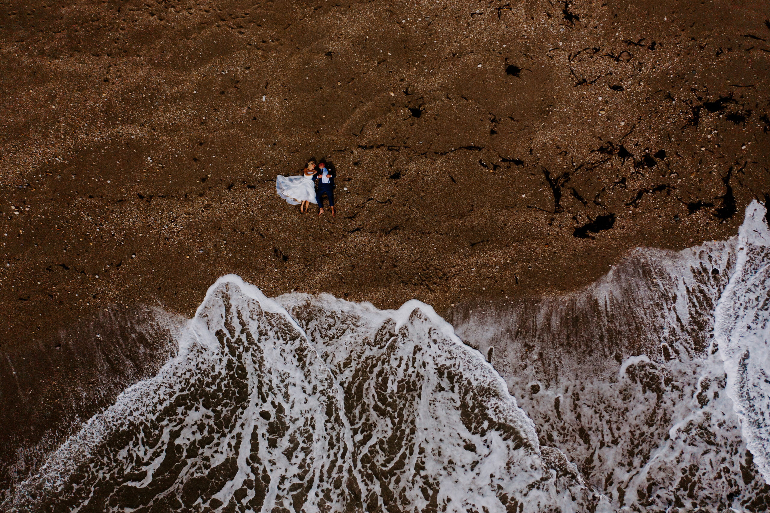 drone wedding photography