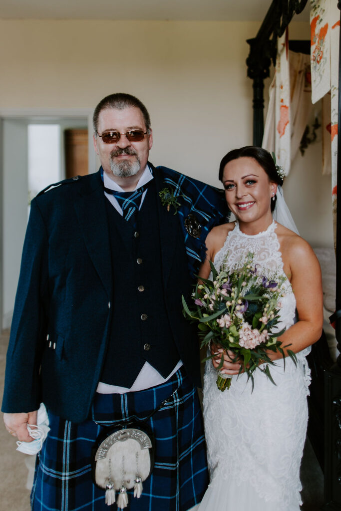 bride and father of the bride