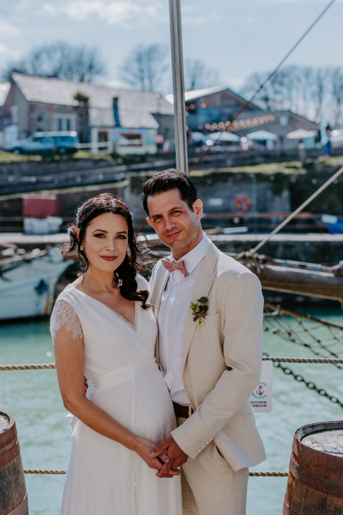 wedding in Charlestown Cornwall