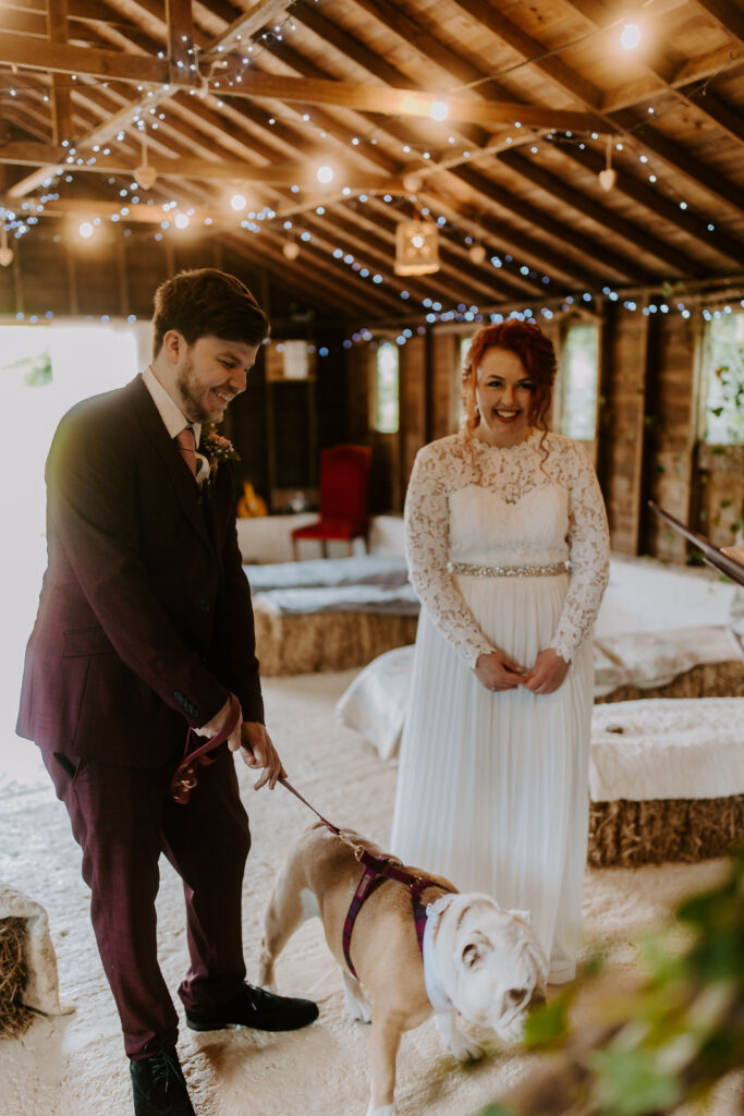 rustic elopement wedding in Cornwall