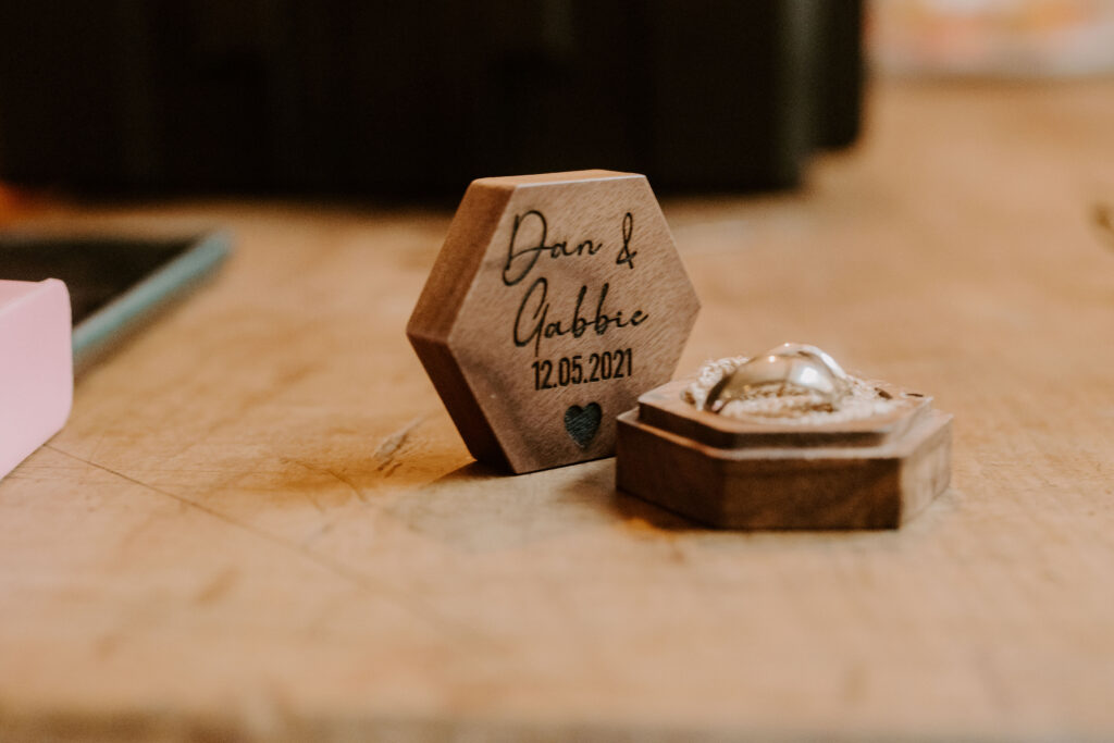 wedding rings for Cornwall elopement