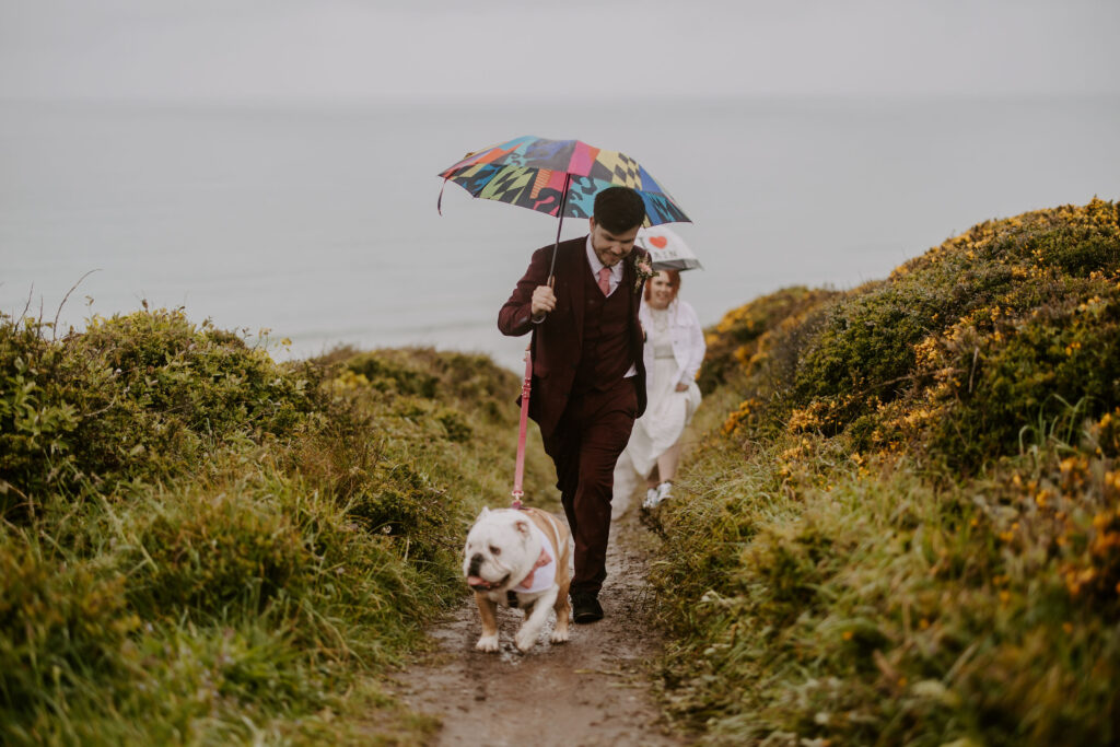 wedding adventures at elopement in Cornwall