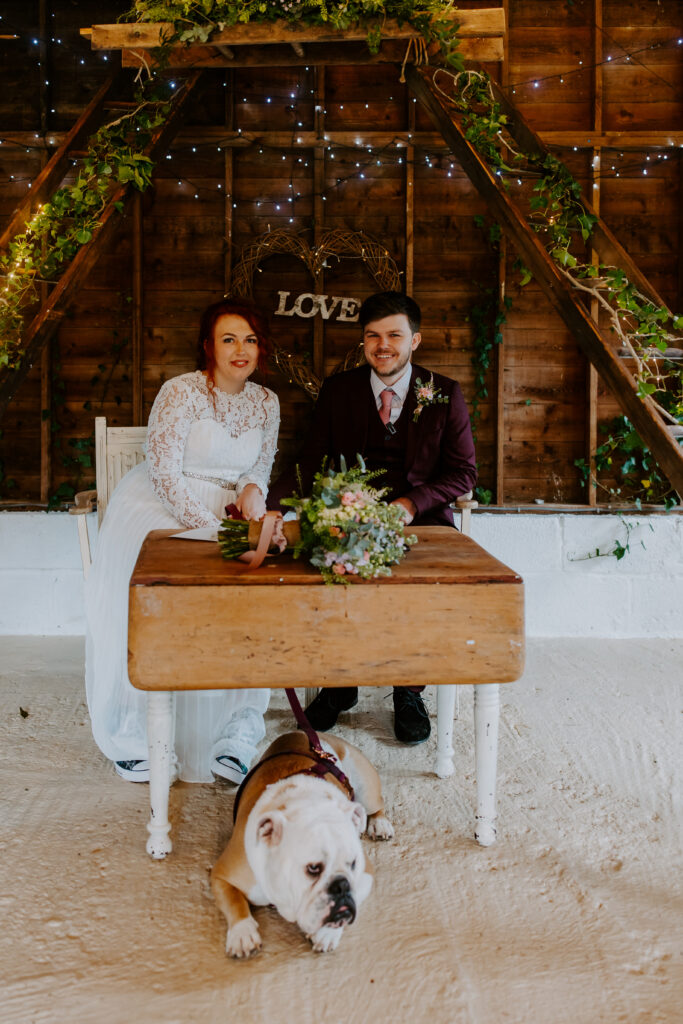 elopement wedding at Cowshed in Cornwall