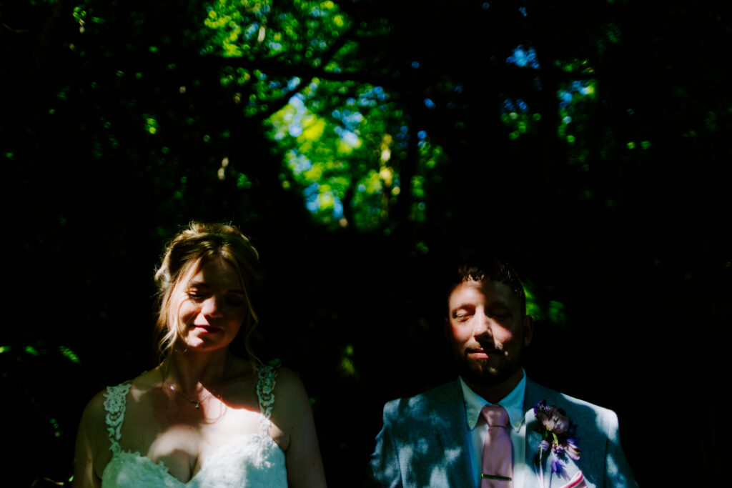 wedding couple at Tremenheere